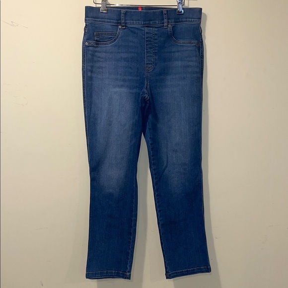 Womens SPANX Ankle Straight Leg Jeans in Vintage Indigo - Picture 6 of 9